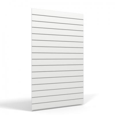 Экономпанель МДФ белого цвета 2400*1200мм